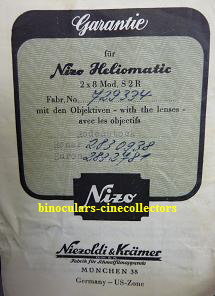 Nizo Heliomatic 8mmNo729334Garantie ;15%