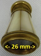 French Monocular; 9% diameter